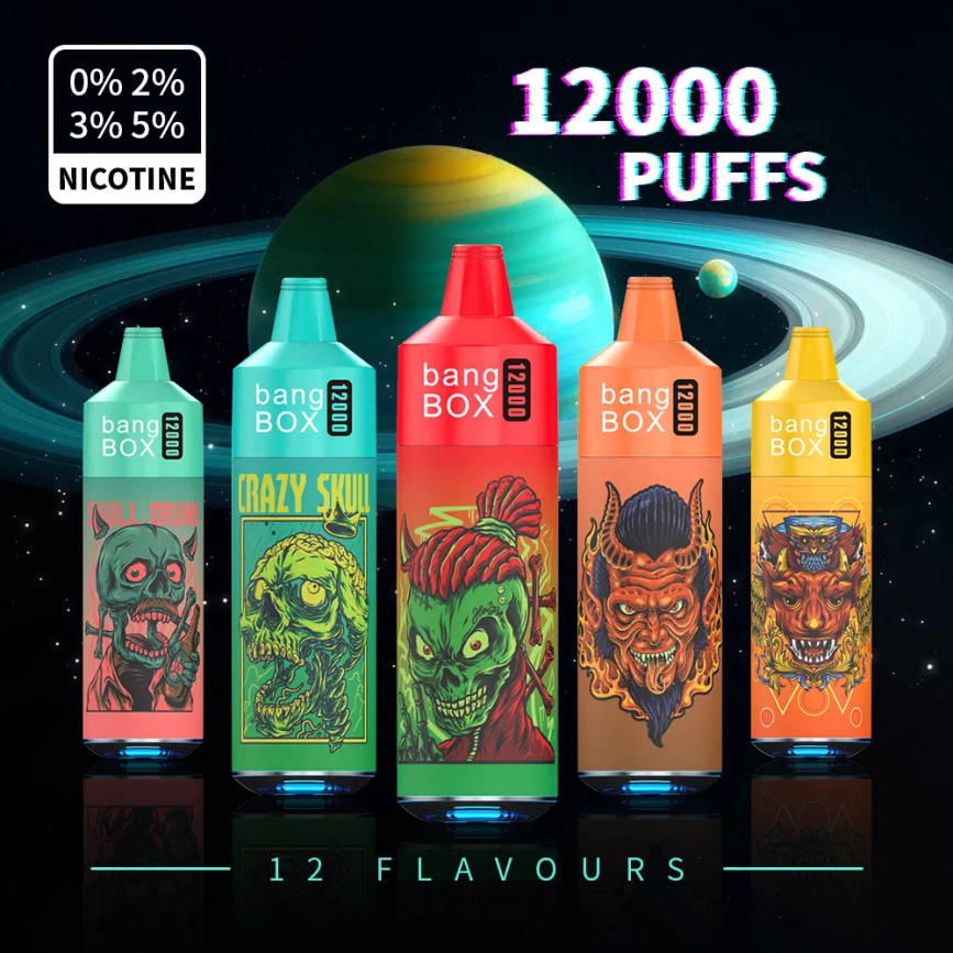 Bang Box Vape - Bang Box 12 000 úderov rgb svetla F0440637 jednorazové