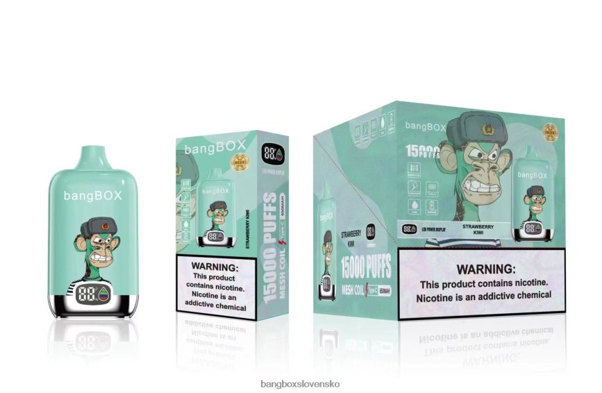 Bang Box Cena - Bang Box 15 000 ťahov F0440639 jahodové kiwi
