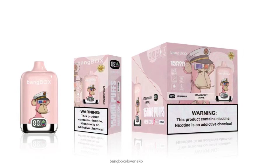 Bang Box Cena - Bang Box 15 000 ťahov F0440644 jahodové hrozno