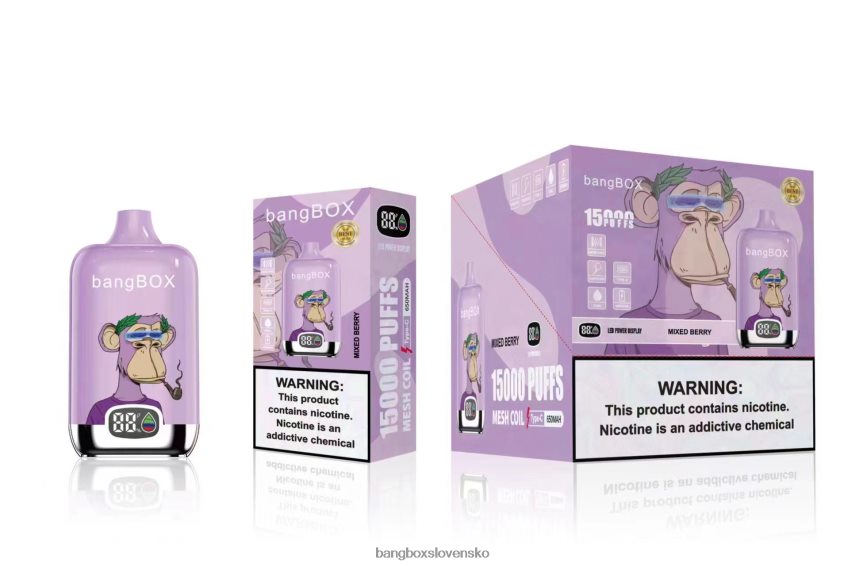Bang Box Slovensko - Bang Box 15 000 ťahov F0440641 zmiešané bobule