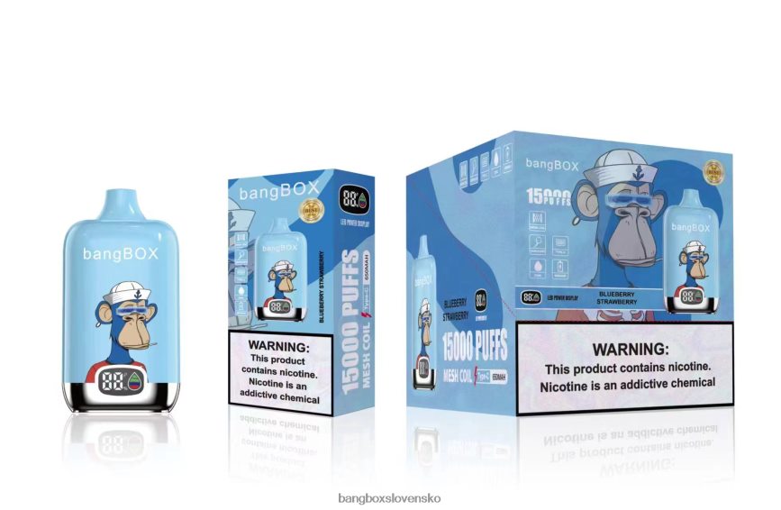 Bang Box Vape Cena - Bang Box 15 000 ťahov F0440638 čučoriedka jahoda