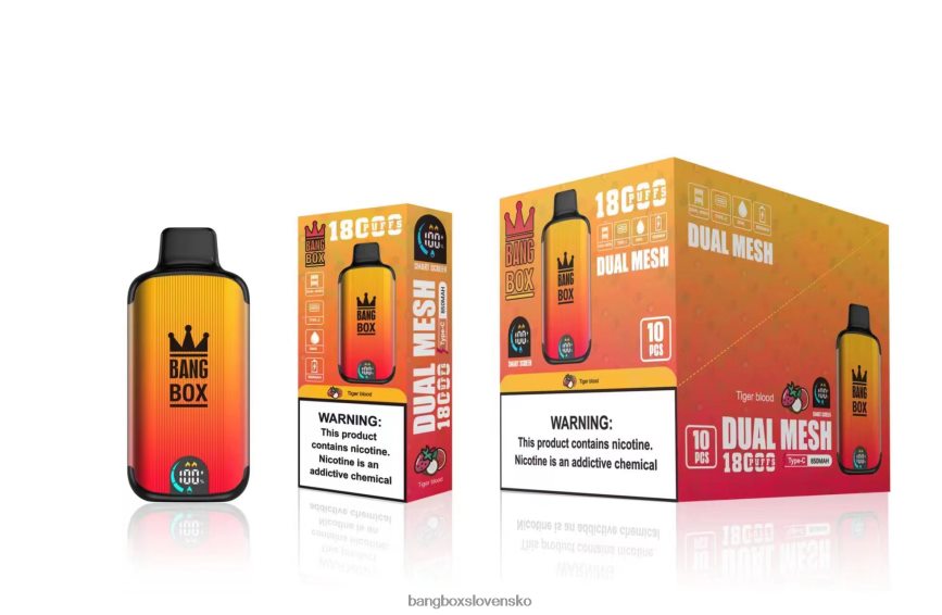 Bang Box Cena - Bang Box 18 000 ťahov F0440694 tigrej krvi