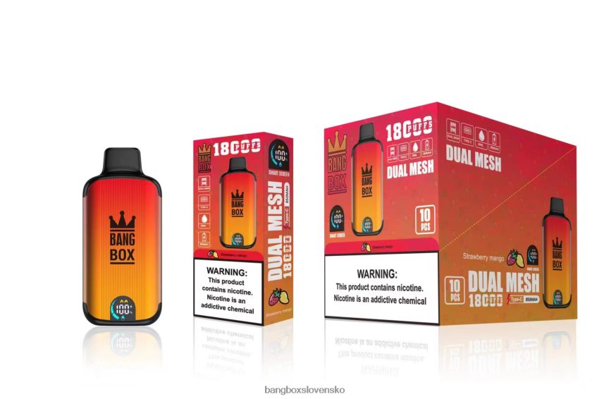 Bang Box Cena - Bang Box 18 000 ťahov F0440699 jahodové mango