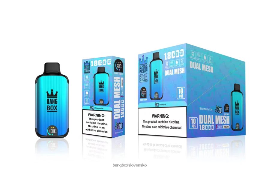 Bang Box Vape Price - Bang Box 18 000 ťahov F0440690 čučoriedkový ľad