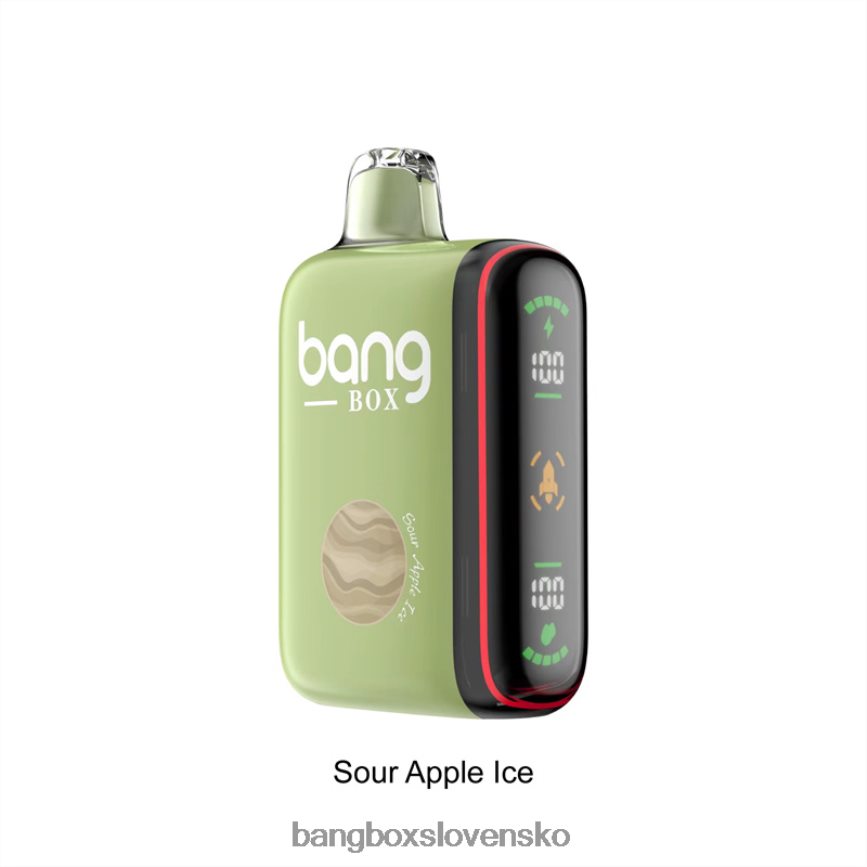 Bang Box Vape Cena - Bang Box Inteligentný displej výkonu 9000-18000 ťahov F0440628 kyslý jablkový ľad