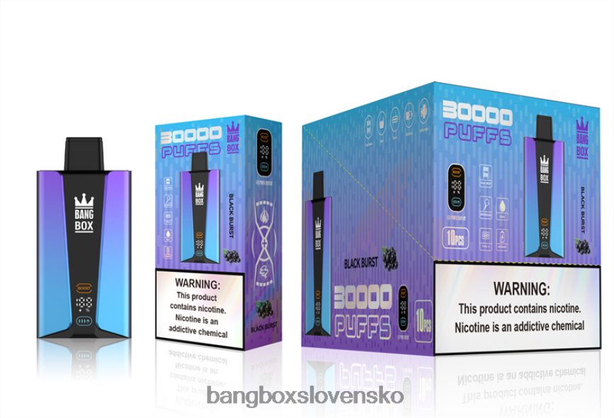 Bang Box Vape - Bang Box Inteligentná obrazovka s 30 000 ťahmi F0440677 čierny výbuch