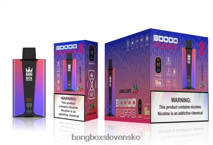 Bang Box Vape Cena - Bang Box Inteligentná obrazovka s 30 000 ťahmi F0440678 džungľový džús