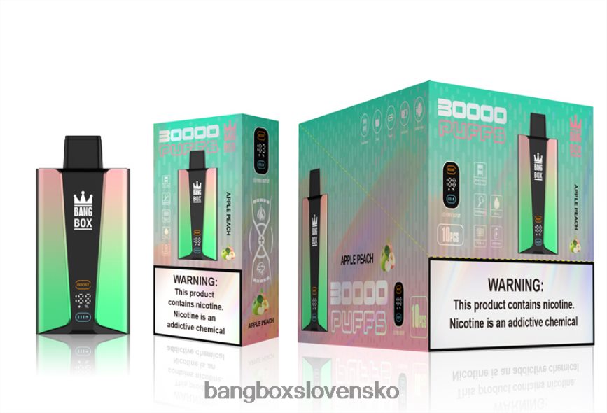 Bang Box Vape Cena - Bang Box Inteligentná obrazovka s 30 000 ťahmi F0440683 jablko broskyňa