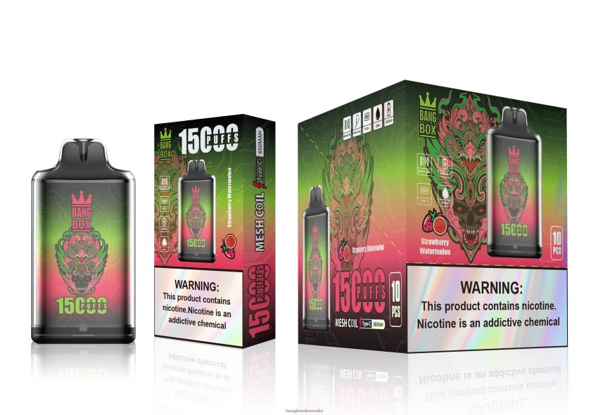 Bang Box Vape Cena - Bang Box s1-15000 potiahnutí F04406103 jahodový melón