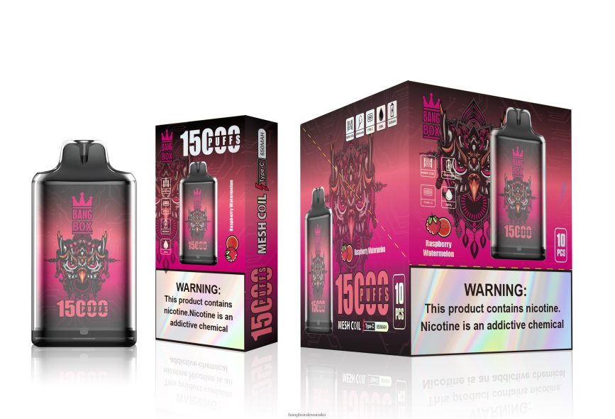 Bang Box Vape Price - Bang Box s1-15000 potiahnutí F04406105 malinový vodný melón