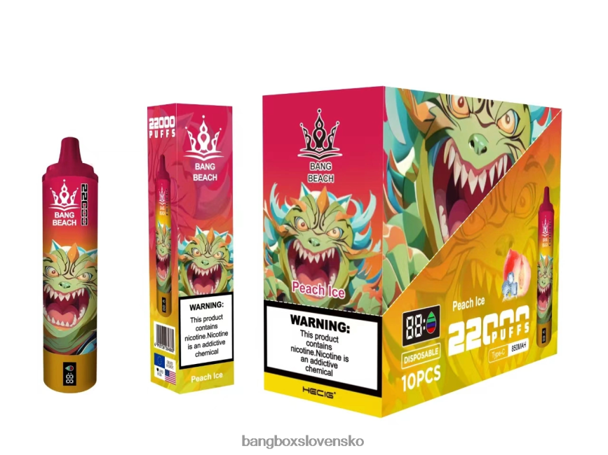 Bang Box Slovensko - Bang Beach Inteligentná obrazovka s 22 000 ťahmi F0440616 broskyňový ľad
